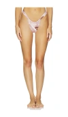Cin Cin Tide Bikini Bottom In Pink