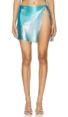 Cin Cin Tropics Chainmail Skirt In Oceania