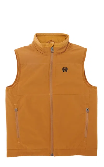 Cinch Boy's Brown Polyester Canvas Vest