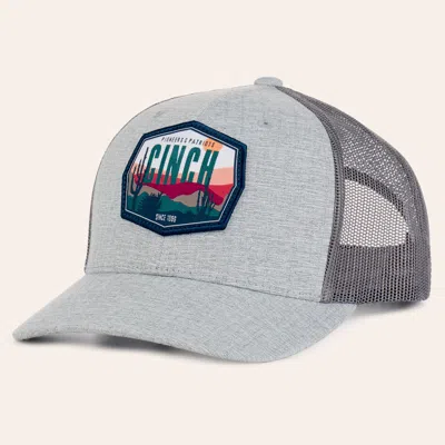 Cinch Gray Pioneers & Patriots Patch Curved Bill Trucker Cap