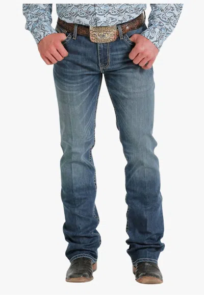 Cinch Ian Slim Fit Jeans In Dark Stonewash In Blue