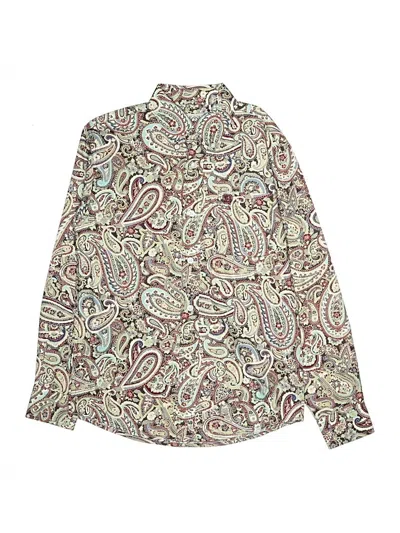 Pre-owned Cinch Kids' Long Sleeve Button Down Shirt In Ivory