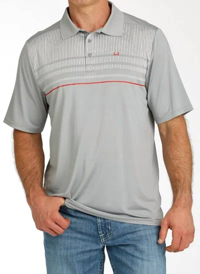 Cinch Men's Arenaflex Polo In Grey