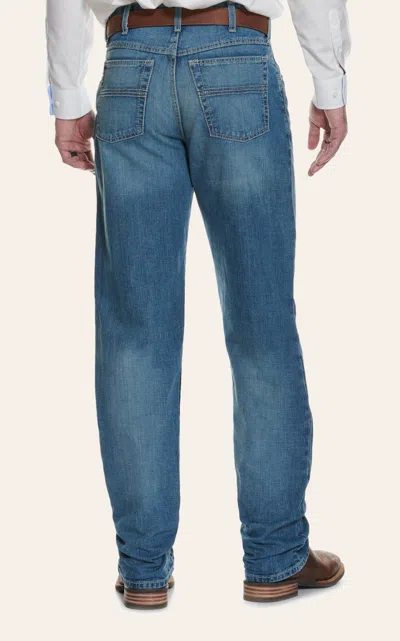 Cinch Men's Black Label 2.0 Medium Wash Loose Fit Tapered Leg Jean In Multi