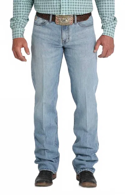 Cinch Men's Grant Relaxed Boot Cut Mid Rise Jean In Light Blue
