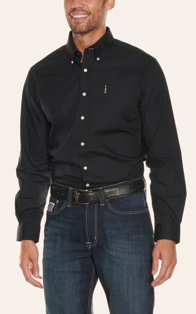 Cinch Men's Modern Fit Black Western Shirt