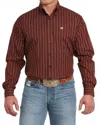 Cinch Men's Shotgun Shell Print Button Down Western Shirt In Red/multi