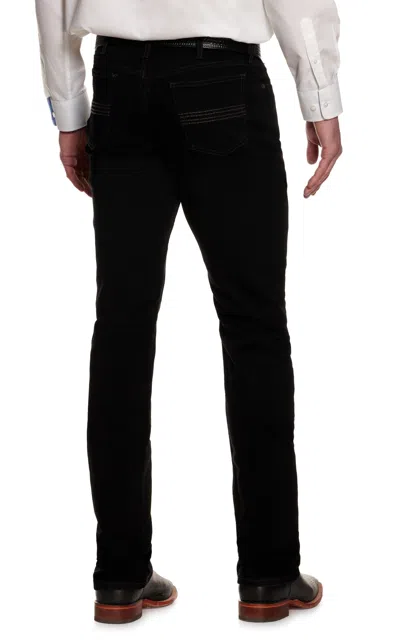 Cinch Men's Silver Label Black Slim Fit Straight Leg Jeans