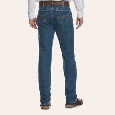 Cinch Men's Silver Label Medium Stonewash Slim Fit Straight Leg Jean In Blue