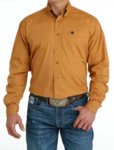 Cinch Men's Solid Classic Shirt In Gold