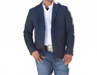 Cinch Men's Sport Coat In Charcoal In Blue