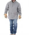 Cinch Ranch Coat In Grey In Gray