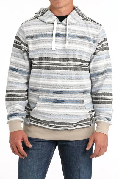 CINCH REVERSE FRENCH TERRY PULLOVER IN MULTI