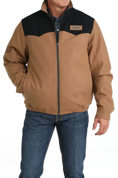Cinch Western Yoke Conceal Carry Jacket In Brown