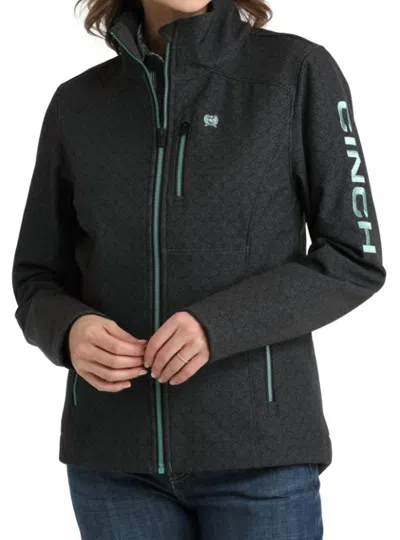 Cinch Women's Concealed Carry Logo Bonded Dwr Jacket In Black