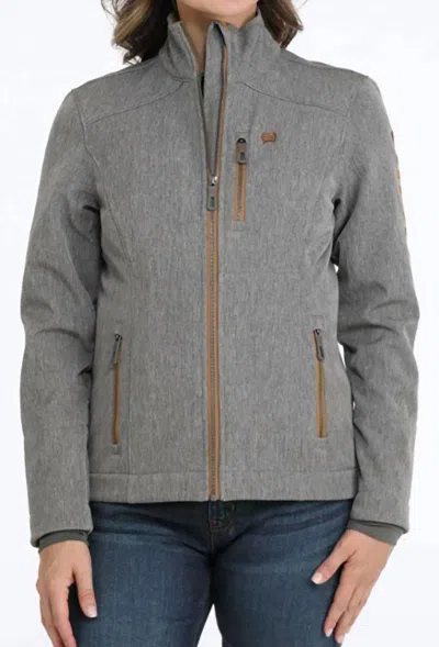 Cinch Women's Concealed Carry Softshell Jacket In Charcoal In Gray