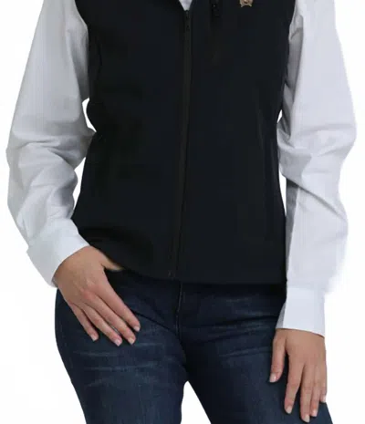 Cinch Women's Windproof Bonded Vest In Black