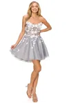 Cinderella Couture 8053j Homecoming Short Cocktail Junior Dress In Blue