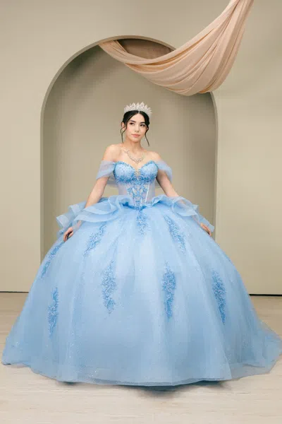 Cinderella Couture 8520jq In Blue