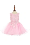 Cinderella Couture Sleeveless Baby Flower Girls Dress In Pink