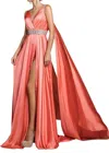 Cinderella Divine A0065 In Coral In Pink