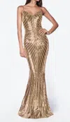 Cinderella Divine Briana Gown In Gold