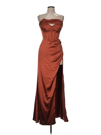 Pre-owned Cinderella Divine Cocktail Dress In Brown
