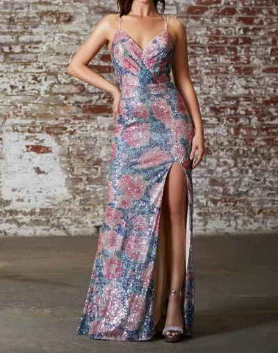 Cinderella Divine Long Formal Prom Dress In Pink
