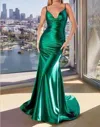 Cinderella Divine Natalie Gown In Emerald Green
