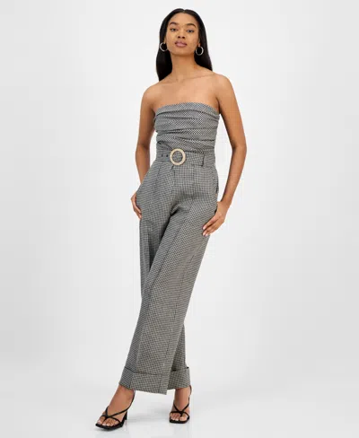 Cindy Castro New York Women's Bianca Linen Strapless Jumpsuit