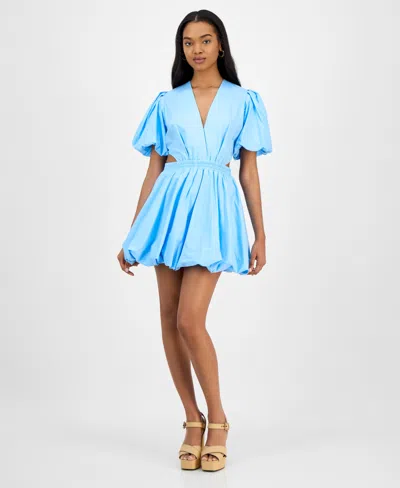 Cindy Castro New York Women's Cameron Cotton Bubble Mini Dress