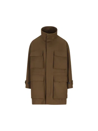 Cini Coats In Brown