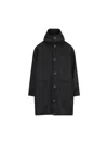 Cini Patch-pocket Hooded Coat In Brown