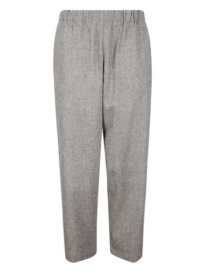 Cini Elasticated-waist Trousers In Gray
