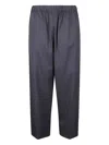 Cini Elasticated-waist Trousers In Gray
