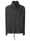 Cini Linen Jacket In Black