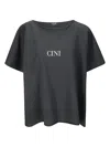 Cini Commodus Short-sleeved Cotton Sweatshirt