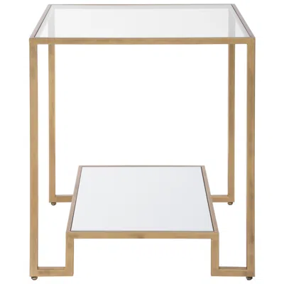 Cinnabar Road 20" Wide X 23" High Gold End Table