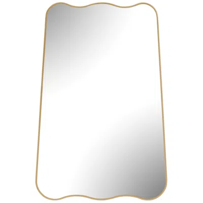 Cinnabar Road 24" W X 36" H Warm Gold Framed Mirror