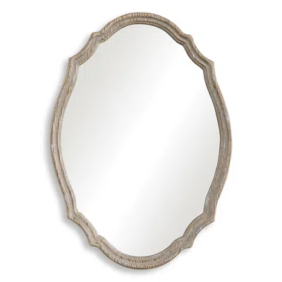Cinnabar Road Amador Natural Wood 24" X 34" Wall Mirror