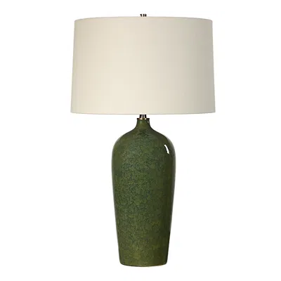 Cinnabar Road Anson 27 1/2" High Emerald Green Ceramic Table Lamp
