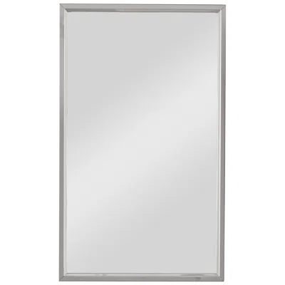 Cinnabar Road Berg Stainless Steel 18" X 30" Vanity Wall Mirror