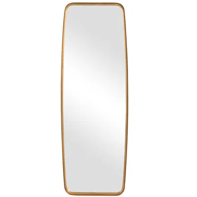 Cinnabar Road Bidwell Gold Leaf 21" X 60" Wall/floor Mirror