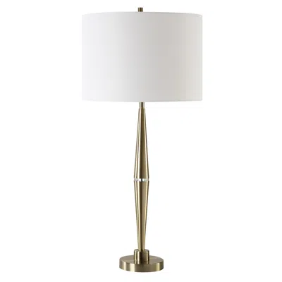 Cinnabar Road Darien Antique Brass Buffet Table Lamp