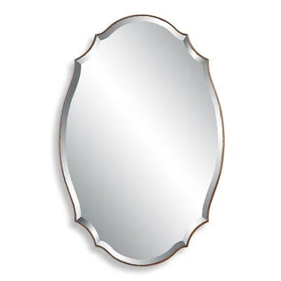 Cinnabar Road Davis Antique Bronze Gold 28" X 42" Wall Mirror