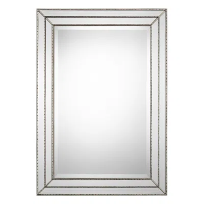 Cinnabar Road Elmhurst Metallic Silver 24" X 34" Wall Mirror