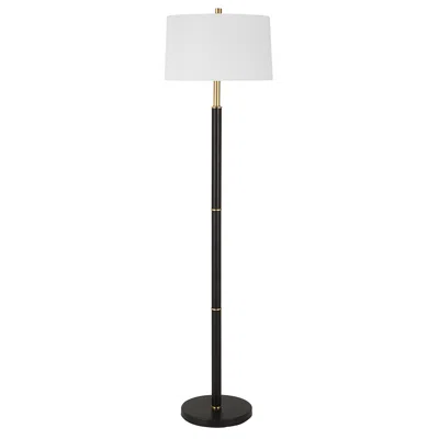 Cinnabar Road Evere Black And Gold Metal Floor Lamp
