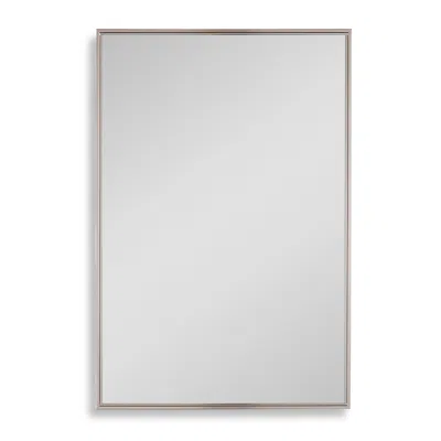 Cinnabar Road Fiora Warm Silver 20" X 30" Floating Wall Mirror