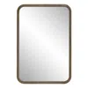 Cinnabar Road Florian Gold 22" X 32" Rectangular Wall Mirror