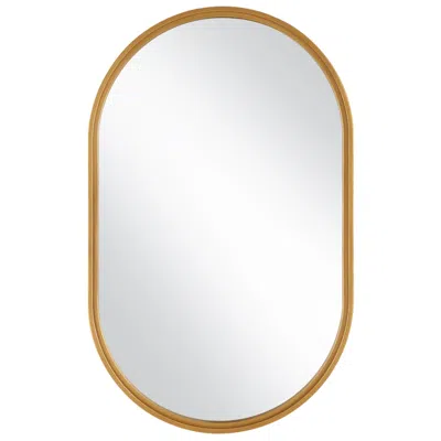 Cinnabar Road Gold 27" X 35" Wall Mirror